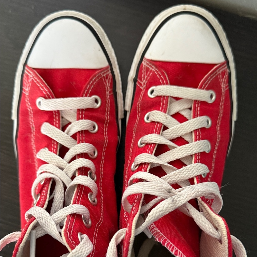 Chuck Taylor All Star EVA Lift Canvas Platform | Red | Size Youth 4 - Picture 10 of 10